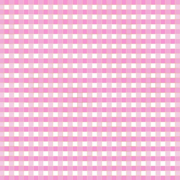 Printed Adhesive Vinyl Soft Pink Plaid Pattern 12 x 12 inch Sheet (K)