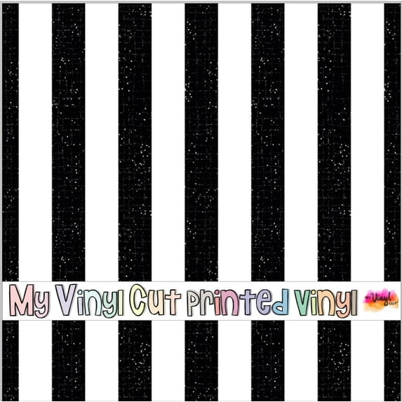 Printed Adhesive Vinyl Strange Halloween C Pattern Permanent Adhesive (Small Scale)