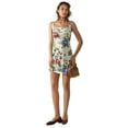 thumbnail image 1 of Printed Bodycon Mini Dress with Square Collar, 1 of 7