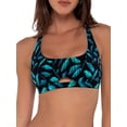 thumbnail image 1 of Printed Brandi Bralette Bikini Top Swimsuit, 1 of 6
