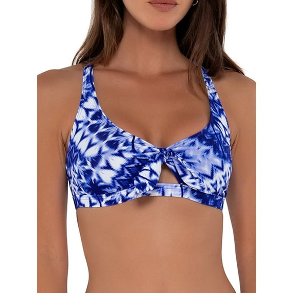 Printed Brandi Bralette Bikini Top Swimsuit