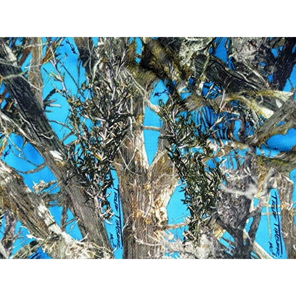 Printed Bullet Liverpool Textured True Timber Blue Green MC2 Camouflage Fabric U13