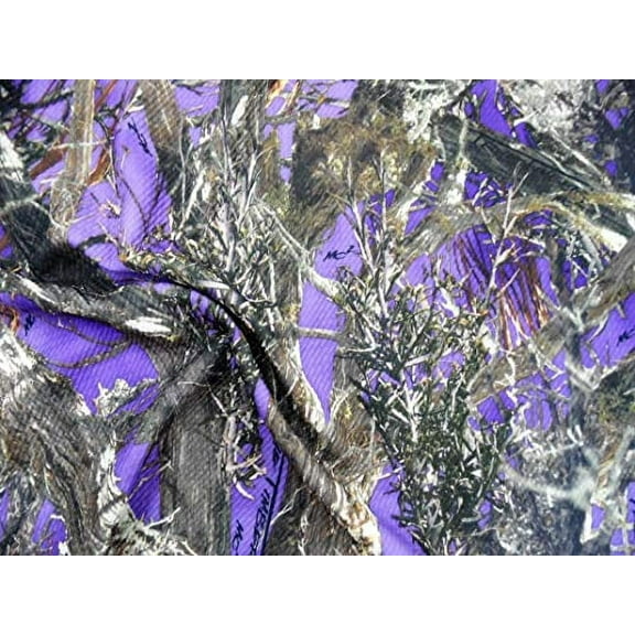 Printed Bullet Liverpool Textured True Timber Purple Green MC2 Camouflage Fabric U14