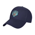 thumbnail image 1 of Printed Camper And Coconut Tree Baseball Cap Adjustable Breathable Athletic Dad Hat Trucker Hats for Men Women Girl Youth Unisex Adult Snapback Cap,Navy, 1 of 8