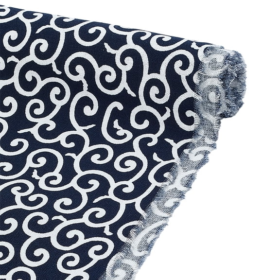 Printed Cloud Pattern Cotton Fabric DIY Crafts Supplies Black 1000x1480x0.3mm