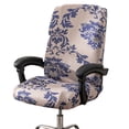 thumbnail image 1 of Printed Computer Chair Slipcover Stretch Office Chair Covers Durable Zipper Stretch Computer Desk Chair Cover Gaming Chair Covers Universal Desk Rotating Chair Slipcovers, 1 of 6