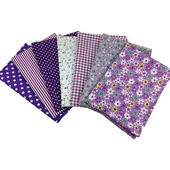 Printed Cotton Fabric Patchwork Precut Fabric Squares DIY Sewing Quarter Bundle Fabric for DIY Craft Embellishment Sewing Scrapbooking