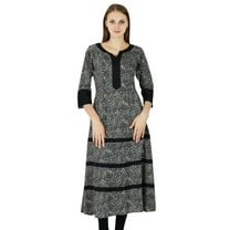 Printed Cotton Kurti Indian Ethnic Bollywood Tunic Casual Top Women Kurta Dress