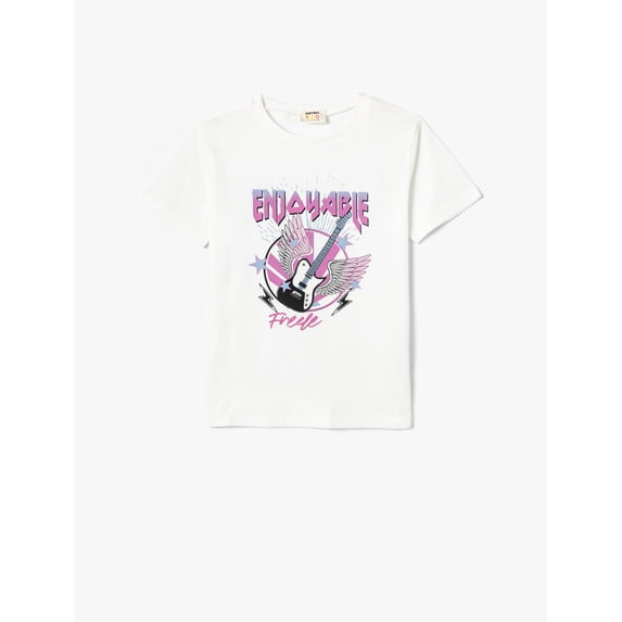 Printed Crew Neck T-Shirt