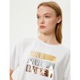 thumbnail image 1 of Printed Crop T-Shirt, 1 of 6