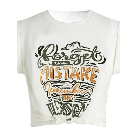 Printed Crop T-Shirt