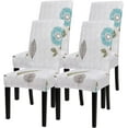 thumbnail image 1 of Printed Dining Room Chair Covers Set of 4, Stretch Kitchen Chair Covers Washable Parsons Chair Slipcover Removable Dining Chair Protectors for Hotel,Ceremony(Autumn Leaves), 1 of 6