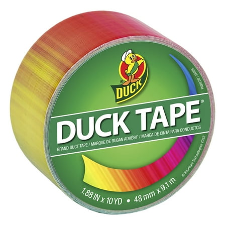 Printed Duck Tape Brand Duct Tape, Ombre Rainbow, 1.88 in. x 10 yd.