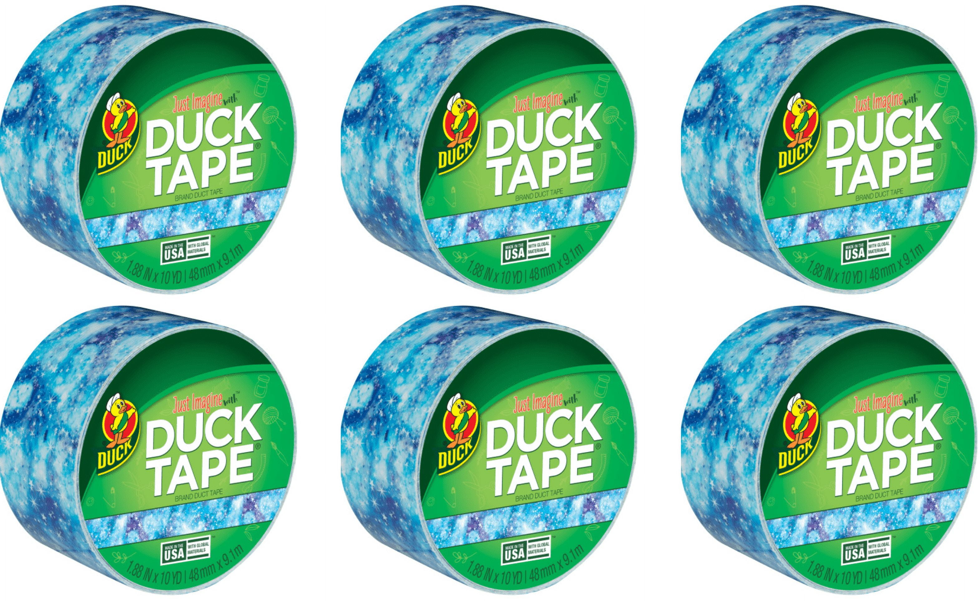 Printed Duck Tape Brand Duct Tape - Starry Galaxy 1.88 in. x 10 yd., 6 Pack
