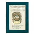 thumbnail image 1 of Printed Embellished Bookplate I - Framed Print w/glass - Ocean Blue, 1 of 6