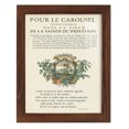 thumbnail image 1 of Printed Embellished Bookplate IV - Framed Print w/glass - Chestnut, 1 of 5