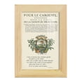 thumbnail image 1 of Printed Embellished Bookplate IV - Framed Print w/glass - Natural Wood, 1 of 6