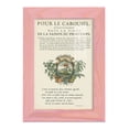 thumbnail image 1 of Printed Embellished Bookplate IV - Framed Print w/glass - Sunset Pink, 1 of 6