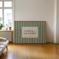 Striped Figure Printed Everything Is Figureoutable Handwritten Font Striped Modern ...
