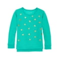 thumbnail image 1 of Printed Fleece Hi-Lo Sweatshirt (Little Girls & Big Girls), 1 of 4