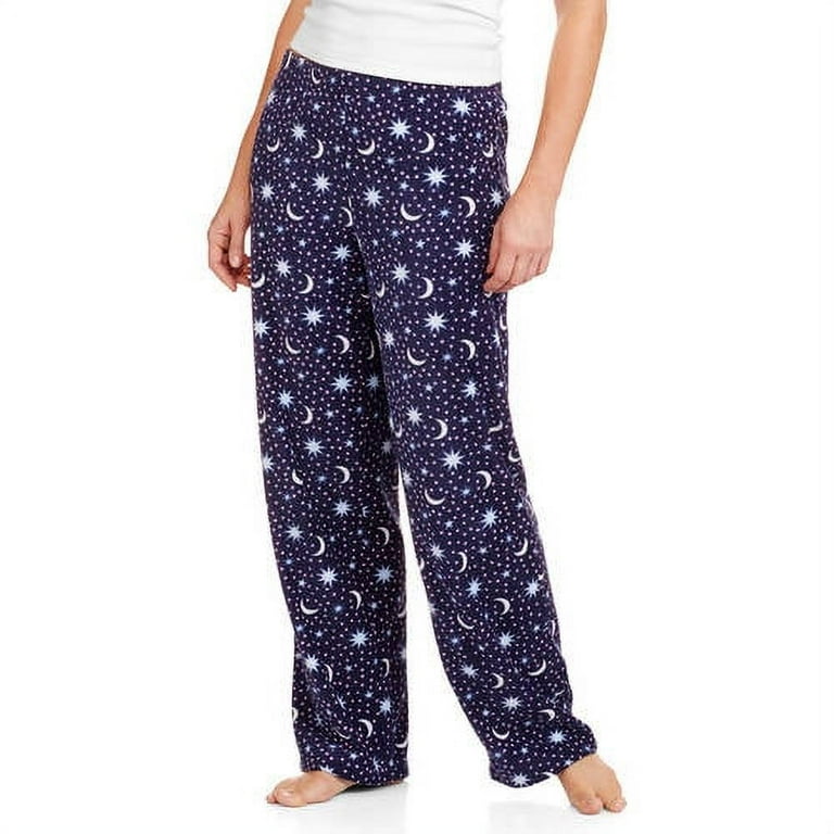Womens fleece shop pants walmart