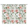 thumbnail image 1 of Printed Floral Room Curtains 52x84 Inch Rod Pocket Blackout Drapes 2 Panels, Stylish Window Treatment for Modern Interiors, 1 of 2