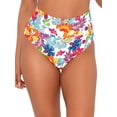 thumbnail image 1 of Printed Fold-Over High-Waist Bikini Bottom Swimsuit, 1 of 6