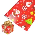 thumbnail image 1 of Printed Gift Wrapping Paper,1PCs ( 75cmX51cm, 4.11 Square Feet)Single-sided Christmas Wrapping Paper, Classic Santa Claus And Other Patterns, 1 of 3