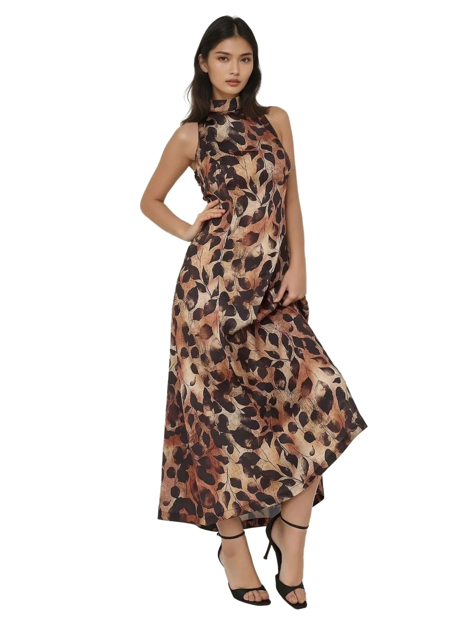 Collar Maxi Dress