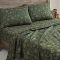 thumbnail image 1 of Printed Holiday 4pc Sheet Sets, Easy Care, Soft & Wrinkle-Resistant Bedding, Snowflakes - Full Bed Size, 1 of 4