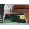 thumbnail image 1 of Printed Home Decor Rugs, Nighthawks Rugs, Famous Rugs, Wedding Rug, Corridor Rug, Area Rug, Handmade Gift, Outdoor Rug, Luxury Rug, 2.6'x4' - 80x120 cm, 1 of 8