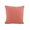 thumbnail image 1 of Printed Ikat Design Down Filled Decorative Throw Pillow (Tangerine), 1 of 2