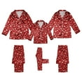thumbnail image 1 of HNMKIU Matching Family Pajamas Sets Long Sleeve Christmas Sleepwear Comfortable Family Holiday Outfits for Home andPhotos Red_003,Men:XXXL, 1 of 8