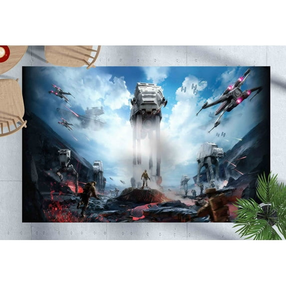 Printed Imperial Walker Rugs, Car Mat Rug, Printed Rugs, Salon Rugs, Kids Rugs, Modern Rug, Salon Decor Rugs, Gift for the Home, 1.7'x2.3' - 50x70 cm