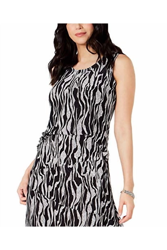 Printed Jacquard Tank Top Tectonic Stripe L