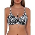 thumbnail image 1 of Printed Kauai Underwire Bralette Bikini Top Swimsuit, 1 of 6