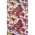 thumbnail image 1 of Printed Linen Design Depicting Brightly Coloured Pansies Print By Mary Evans Picture Librarytah Collection, 1 of 4