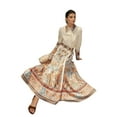 thumbnail image 1 of Printed Long Sleeve Maxi Dress with Belt, 1 of 8