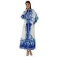 thumbnail image 1 of Printed Long Sleeve Maxi Dress, 1 of 7