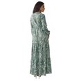 thumbnail image 1 of Printed Long Sleeve Viscose Maxi Dress, 1 of 6