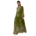 thumbnail image 1 of Printed Long Sleeve Viscose Maxi Dress, 1 of 7