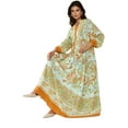 thumbnail image 1 of Printed Long Sleeve Viscose Maxi Dress, 1 of 7