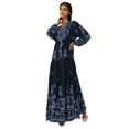 thumbnail image 1 of Printed Long Sleeve Viscose Maxi Dress, 1 of 6