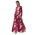 thumbnail image 1 of Printed Long Sleeve Viscose Maxi Dress, 1 of 7