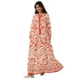 thumbnail image 1 of Printed Long Sleeve Viscose Maxi Dress, 1 of 6