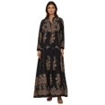 thumbnail image 1 of Printed Long Sleeve Viscose Maxi Dress, 1 of 6