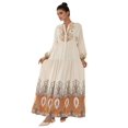thumbnail image 1 of Printed Long Sleeve Viscose Maxi Dress, 1 of 6