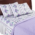 thumbnail image 1 of Printed Lovely Bright Blooming Roses White Sheet Set, 1 of 4