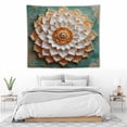 thumbnail image 1 of Printed Mandala Lotus Tapestry Wall Hanging – Boho Wall Art Decor for Bedroom, Living Room, and Apartment, 1 of 7