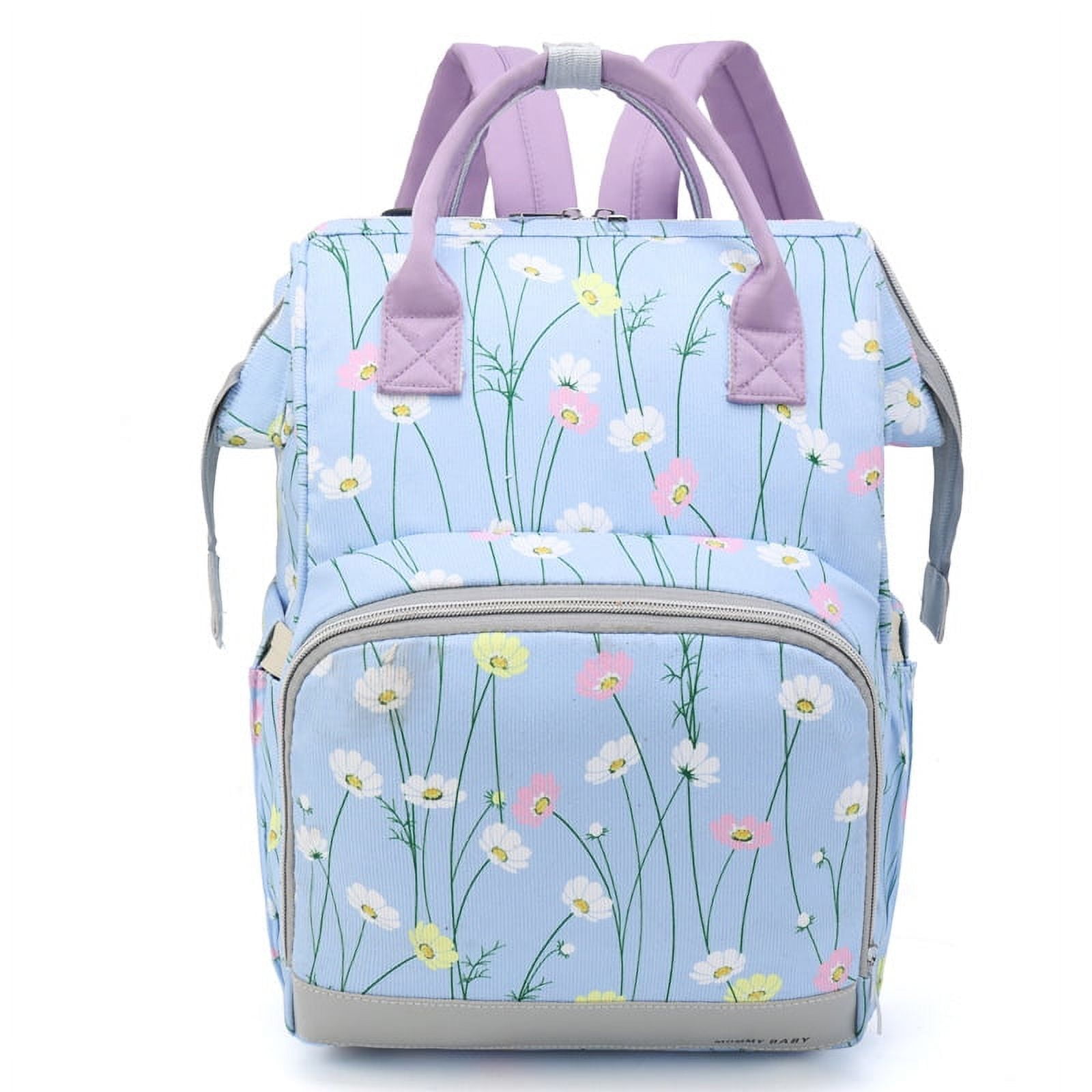 Printed Mummy Bag Multifunction Large Capacity Travel Backpack Maternity Baby Changing Bags Baby Stroller Backpack Diaper Changing Bag